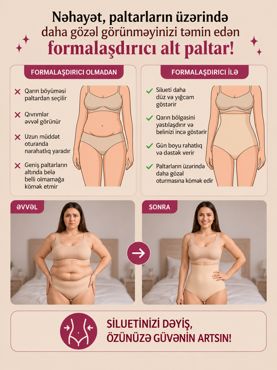 FormaLift™ - Lazer kəsim toparlayıcı