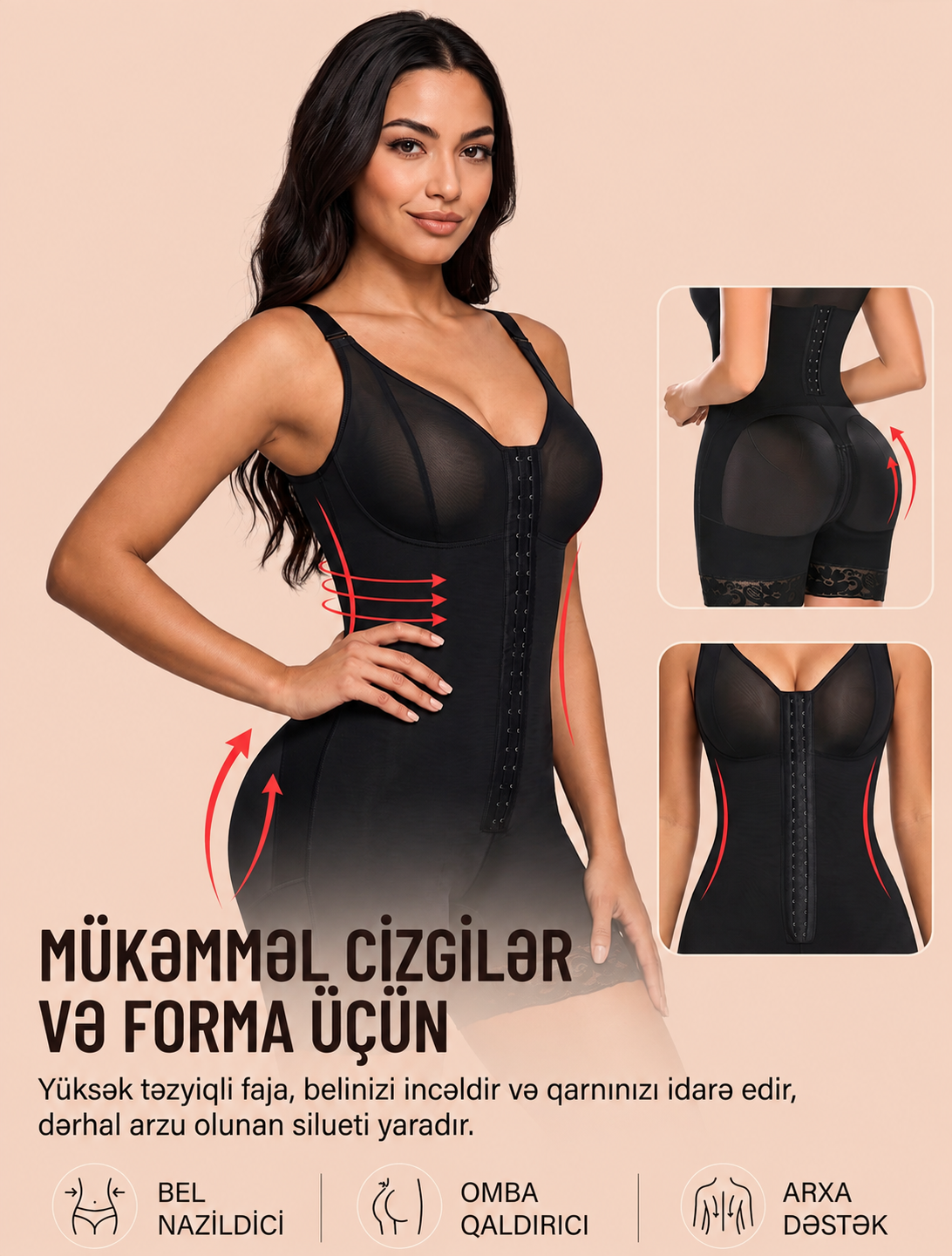 FormaLift™ - Qarın Yığan və Ombanı Formalaşdıran Bədən Şəkilləndirici