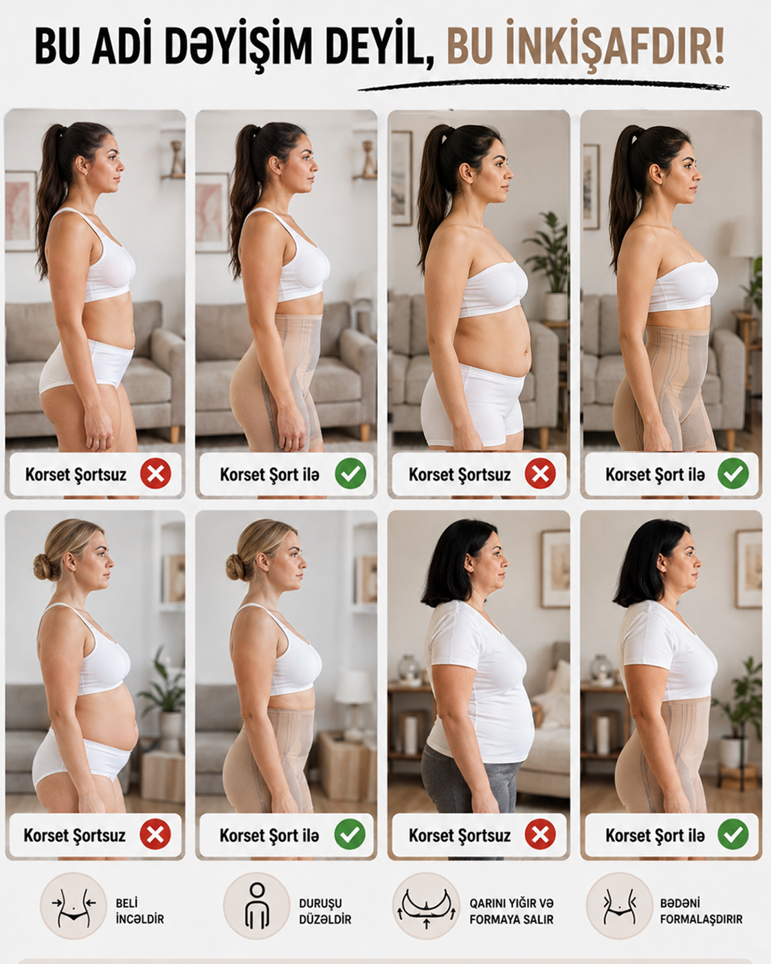 FormaLift™ - Korset Şort